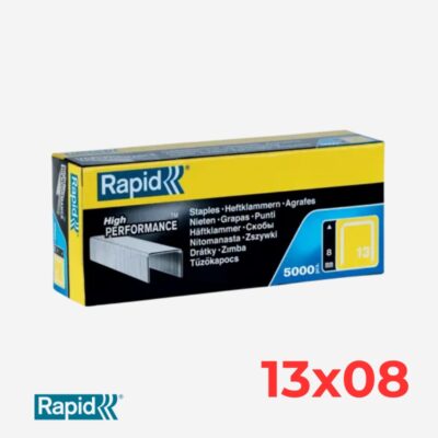 Grapa 13- 08mm Rapid (Estuche 5.000 unid)